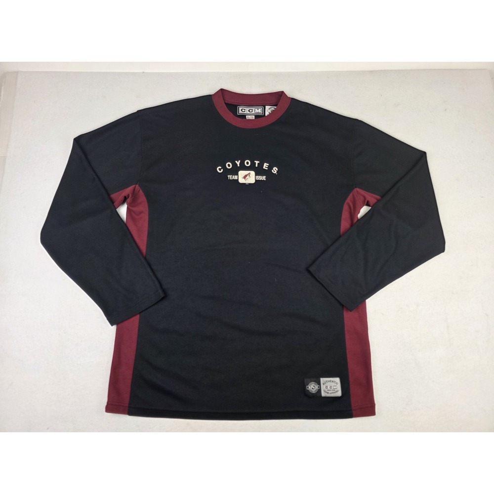 CCM Phoenix Coyotes Men's Long Sleeve T-shirt Team Issue Arizona NHL Large XL
